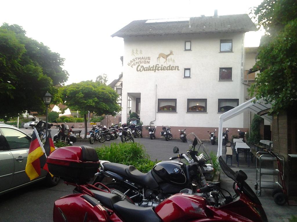 Landgasthof Waldfrieden Wildensee Exterior foto